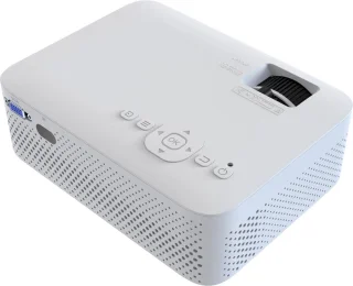 Vaste videoprojector scherm 65 inch (165 cm) LED NeoPix 100 - met hifi-stereo-luidsprekers - USB HDMI - compact wit Beamer