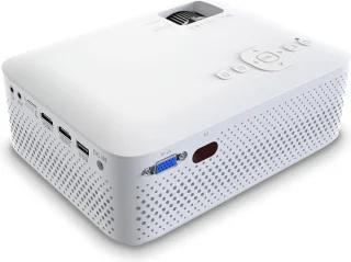 Vaste videoprojector scherm 65 inch (165 cm) LED NeoPix 100 - met hifi-stereo-luidsprekers - USB HDMI - compact wit Beamer