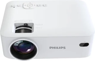 Vaste videoprojector scherm 65 inch (165 cm) LED NeoPix 100 - met hifi-stereo-luidsprekers - USB HDMI - compact wit Beamer