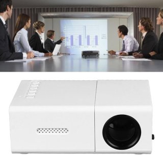 Miniprojector, resolutie 1920 x 1080, ondersteuning voor projectiegroottes van 24 tot 60 inch, draagbare projector met afstandsbediening voor films in de buitenbioscoop review