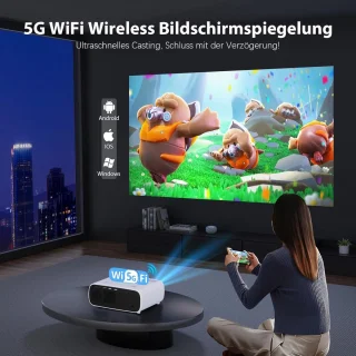 Achtergrond projectorgordijn 1080p voor thuisbioscoop-ervaring Beamer