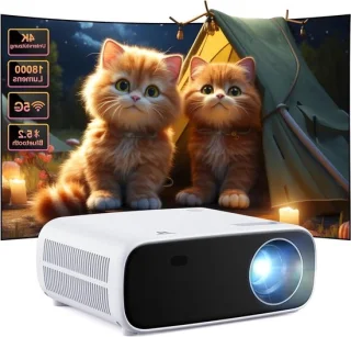 Achtergrond projectorgordijn 1080p voor thuisbioscoop-ervaring Beamer