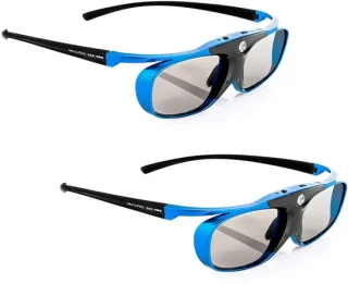 2 x DLP Pro DLP Link 3D-bril voor 3D-DLP-beamer