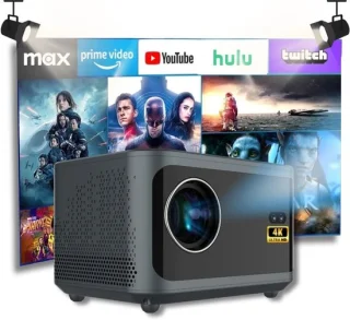 4K beamer wit met Android TV