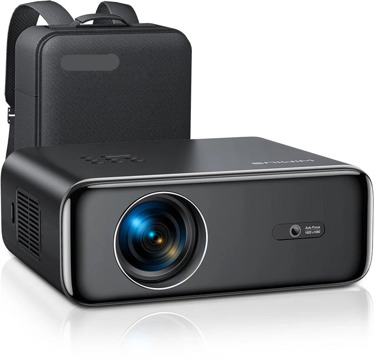 4K Mini Projector FHD 1080P Draagbare Home Theater Beamer Zwart