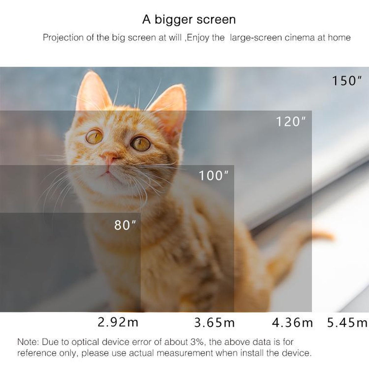 AFINTEK Y3 Full HD 1080p LED LCD Beamer