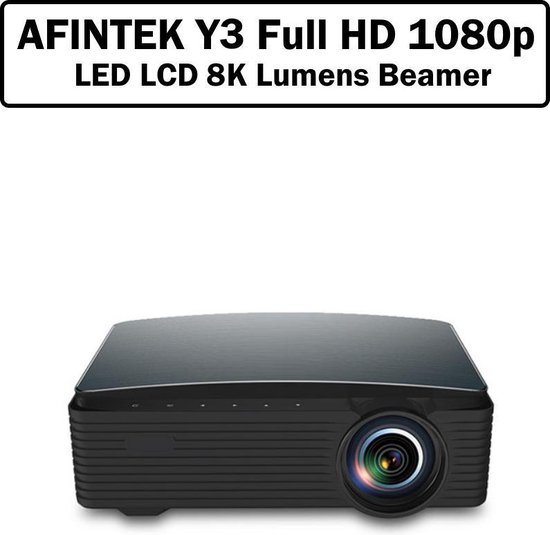 AFINTEK Y3 Full HD 1080p LED LCD Beamer