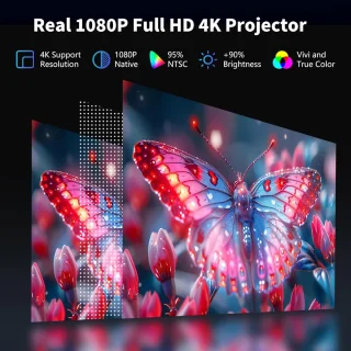 AKATUO 4K Home Cinema Projector