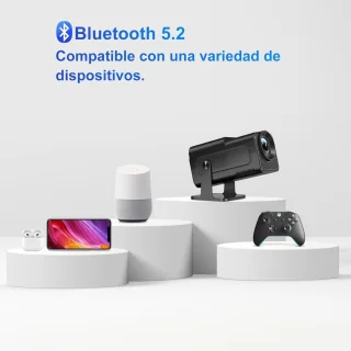 Allesin Mini Beamer 4K Native 1080p Projector