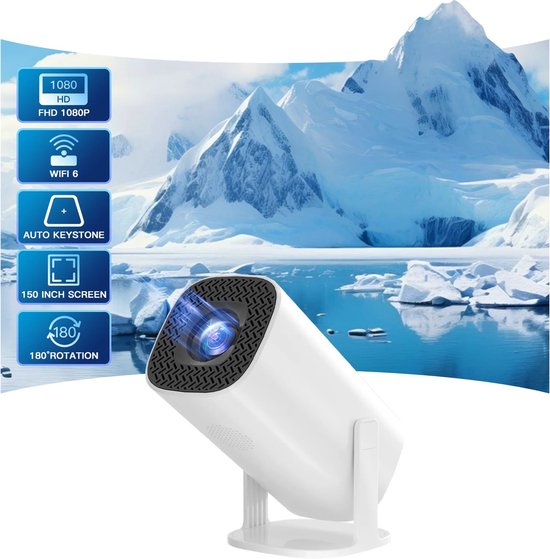 Android 11 Projector Wifi 6 Bluetooth Smart