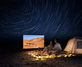 Anker Nebula Capsule 3 Laser Draagbare Mini Projector Zwart