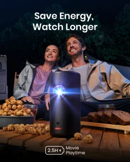 Anker Nebula Capsule 3 Laser Draagbare Mini Projector Zwart