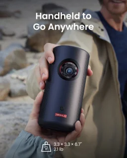 Anker Nebula Capsule 3 Laser Draagbare Mini Projector Zwart