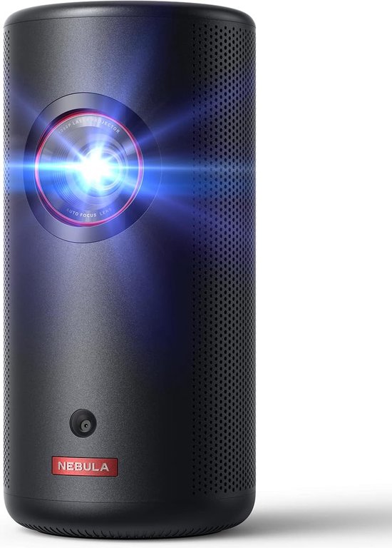 Anker Nebula Capsule 3 Laser Draagbare Mini Projector Zwart