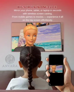 ANVARA® Mini Projector 2025 – Mini Beamer