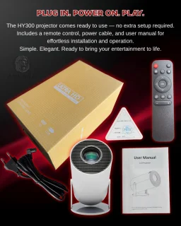 ANVARA® Mini Projector 2025 – Mini Beamer