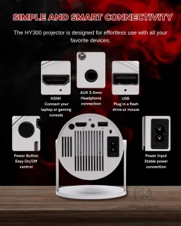 ANVARA® Mini Projector 2025 – Mini Beamer