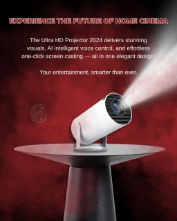 ANVARA® Mini Projector 2025 – Mini Beamer