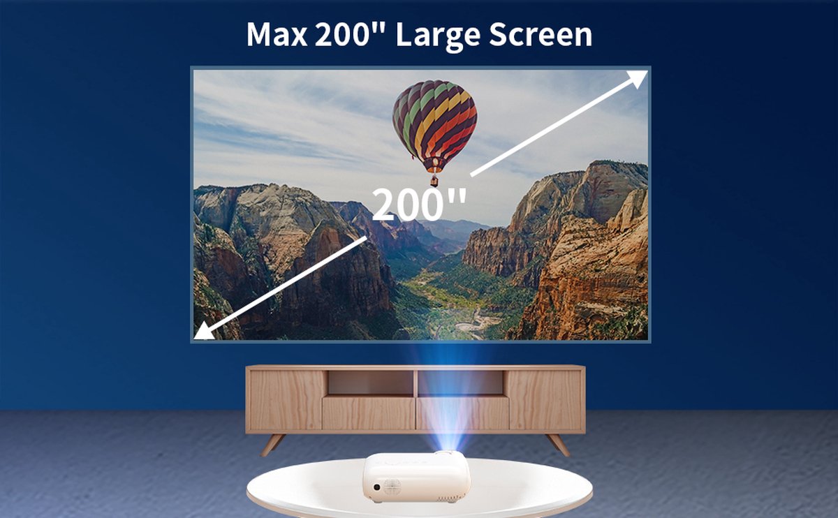 Apeman LC700 1080P Beamer Wit