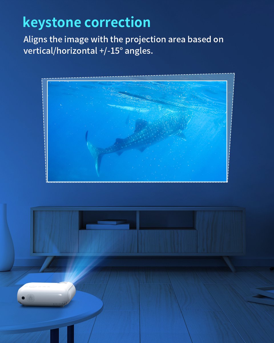 Apeman LC700 1080P Beamer Wit