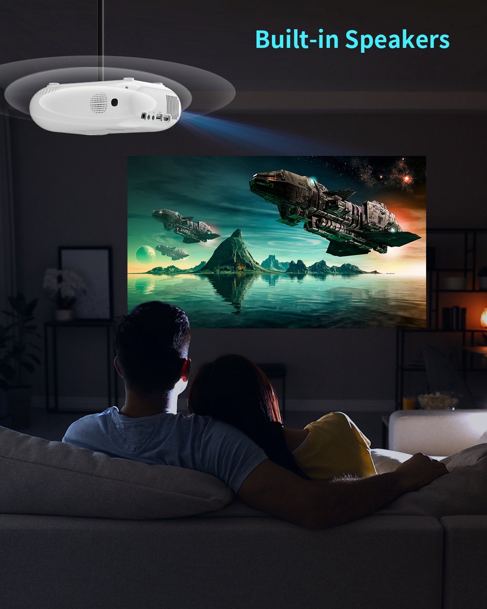 Apeman LC700 1080P Beamer Wit