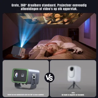 Wat vinden we goed aan de Aura® Draagbare Beamer