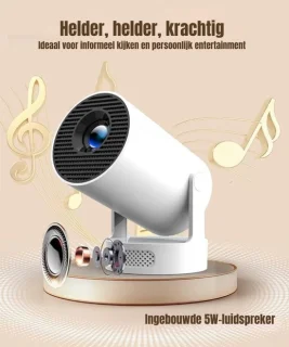 Aura Mini Beamer - Wit