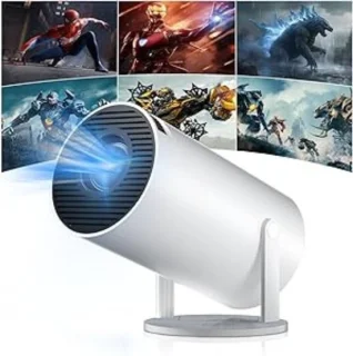 Aurixi® Mini draagbare beamer - wit