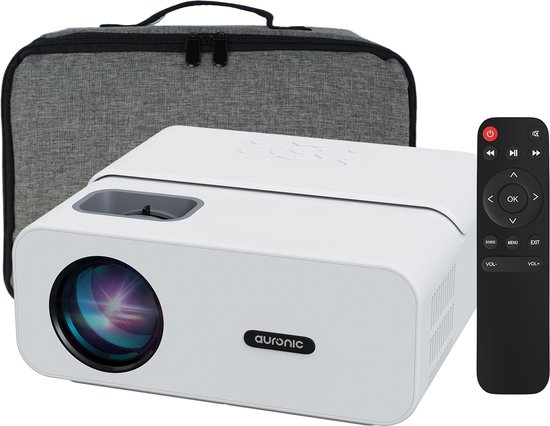 Auronic Beamer 10000 Lumen Full HD Wifi Projector Wit