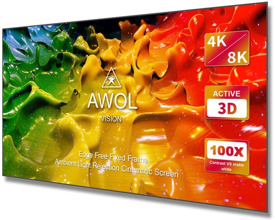 AWOL Vision Cinematic ALR 100 Projectiescherm