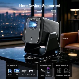 Beamer Android 14 Projector LCD