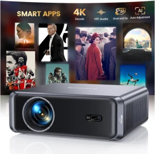 Beamer draagbaar 1080p Full HD LCD thuisbioscoop projector