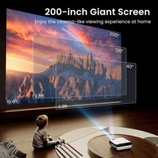 Beamer Full HD 1080p met bluetooth en hdmi