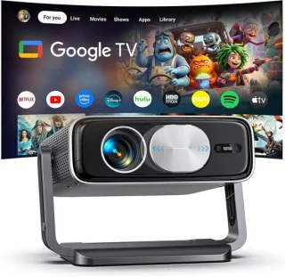 Beamer met Google TV Stick, 3000ANSI 4K thuisbioscoop projector