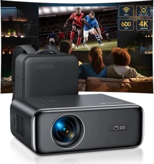 Beamer - Mini Projector - 1080P - Auto Focus - WIFI 6 & Bluetooth 5.2