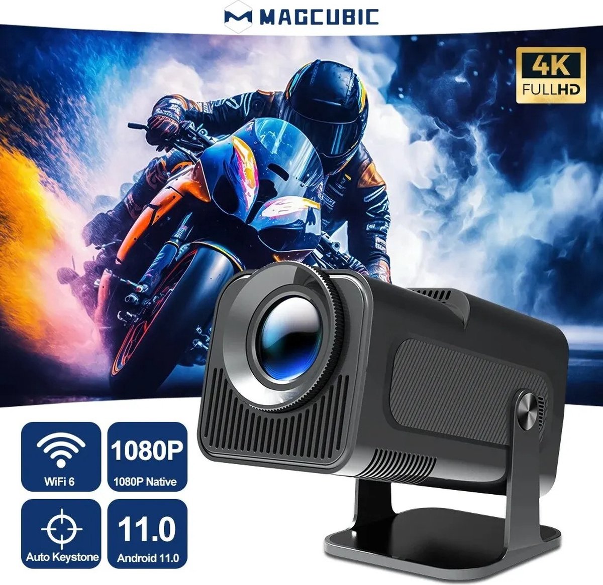 Beamer Projector 4K Thuisbioscoop