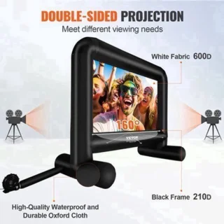 Beamer scherm – projector scherm – projector doek – home cinema – thuisbioscoop – draagbare beamer – outdoor projectie