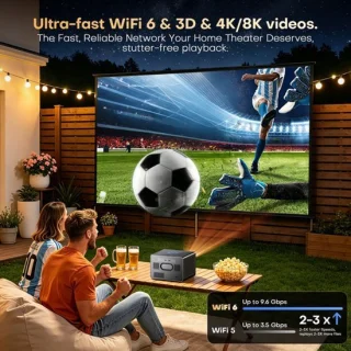 Beamer X08MAX met tv-stick
