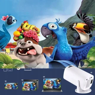 Bedee Mini Projector 2+16GB Android 12 Wit