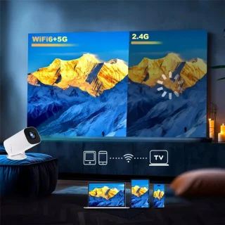 Bedee Mini Projector 2+16GB Android 12 Wit