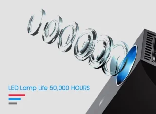 Belesy Beamer Projector M15 Full HD 4K WiFi