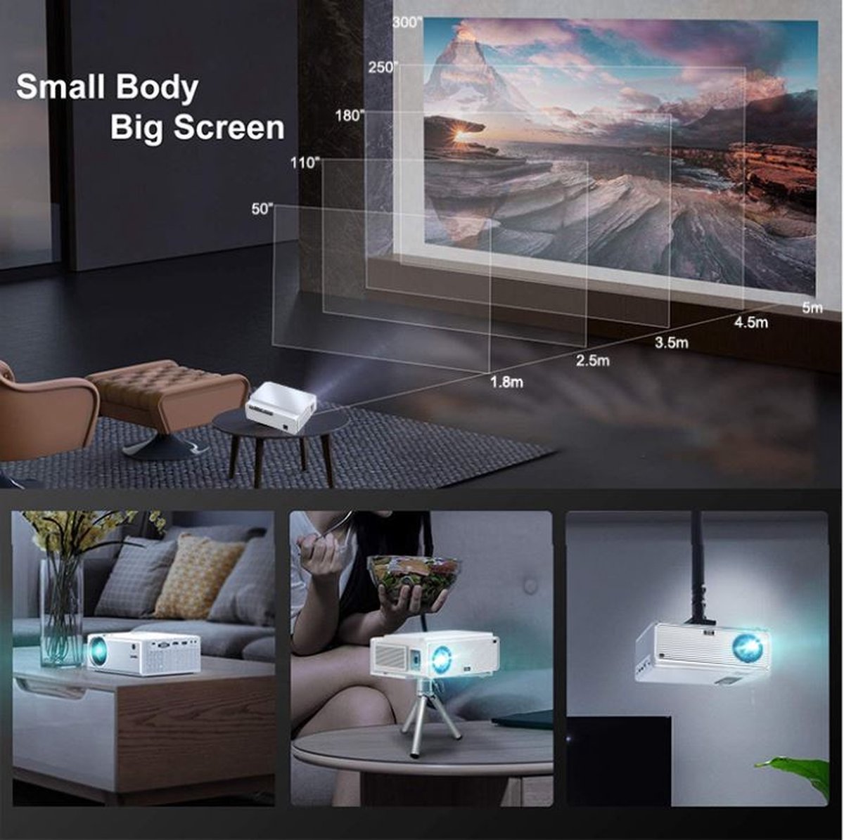 Belesy Beamer Projector M21