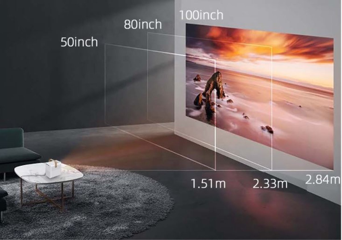 Belesy M13 Mini Beamer Projector