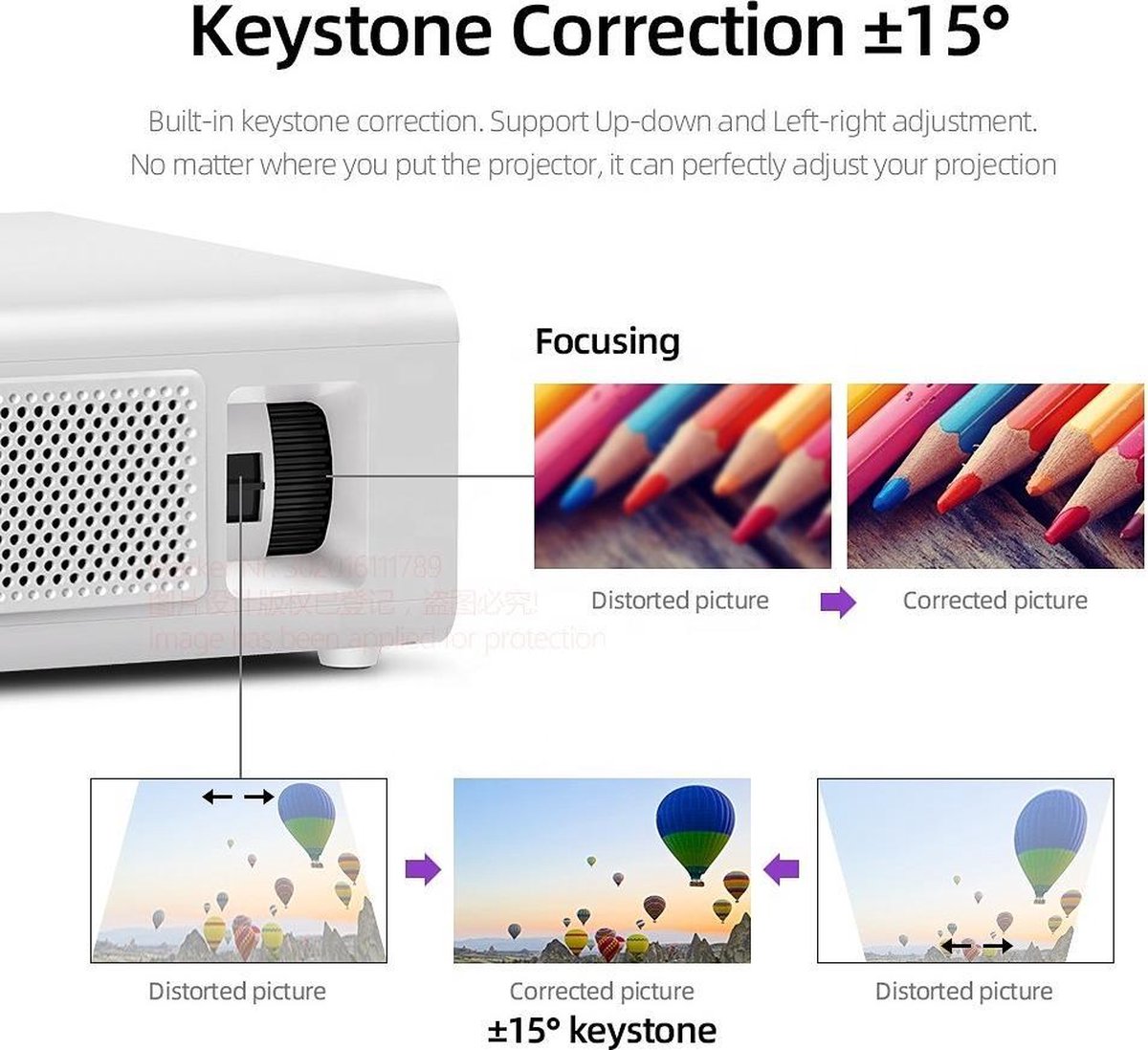 Belesy M14 4K Full HD Beamer Projector WiFi