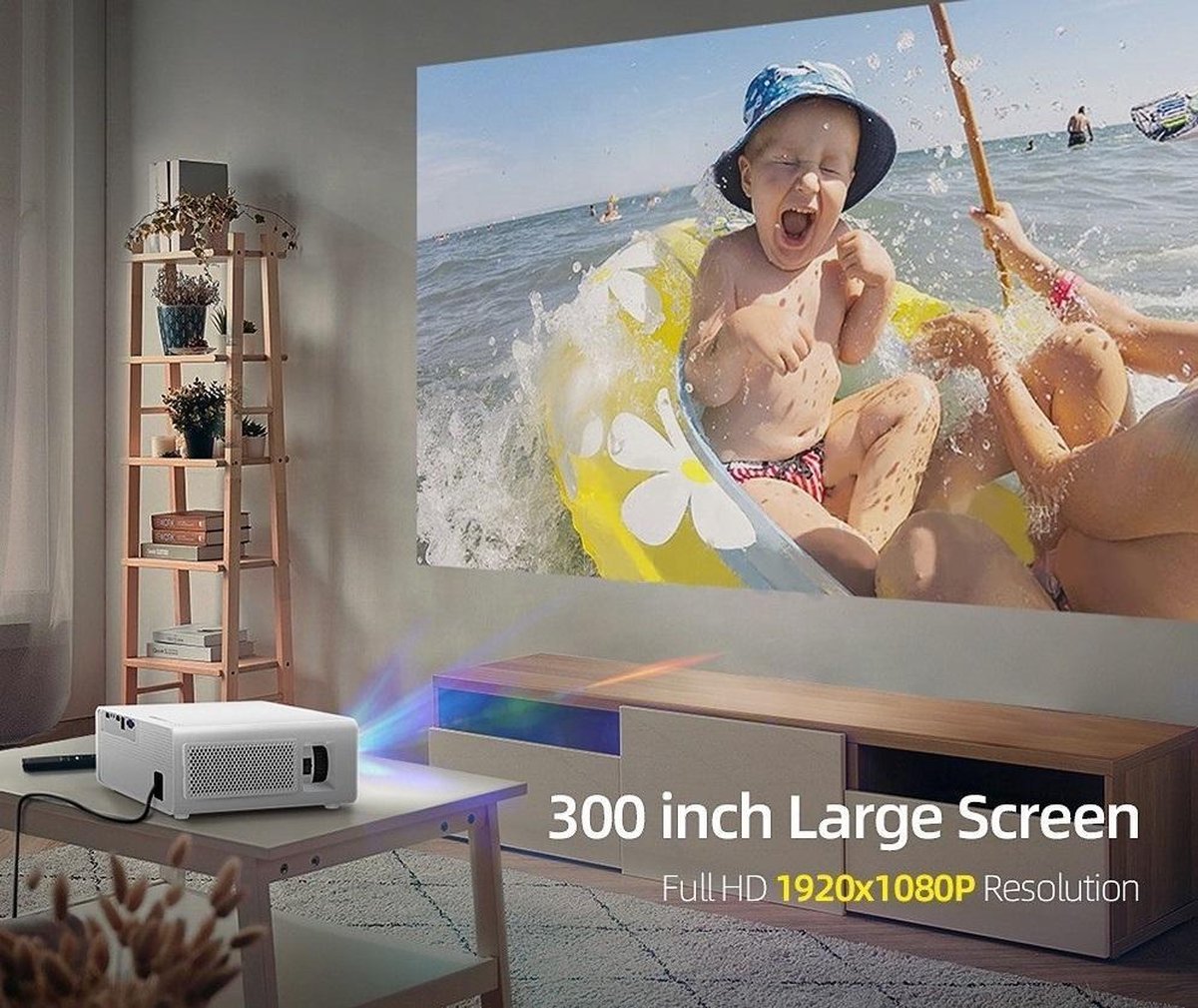 Belesy M14 4K Full HD Beamer Projector WiFi