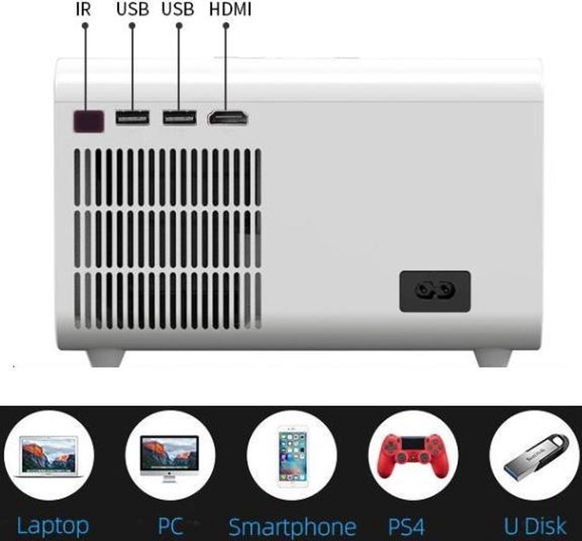 Belesy M18 4K Full HD Beamer Projector