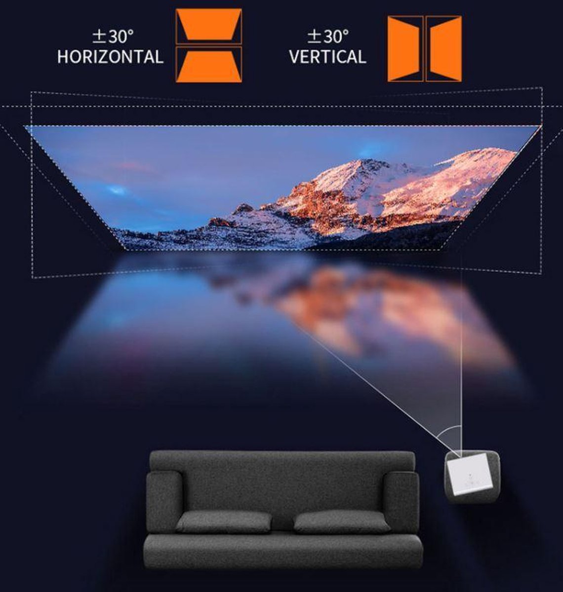 Belesy M18 4K Full HD Beamer Projector
