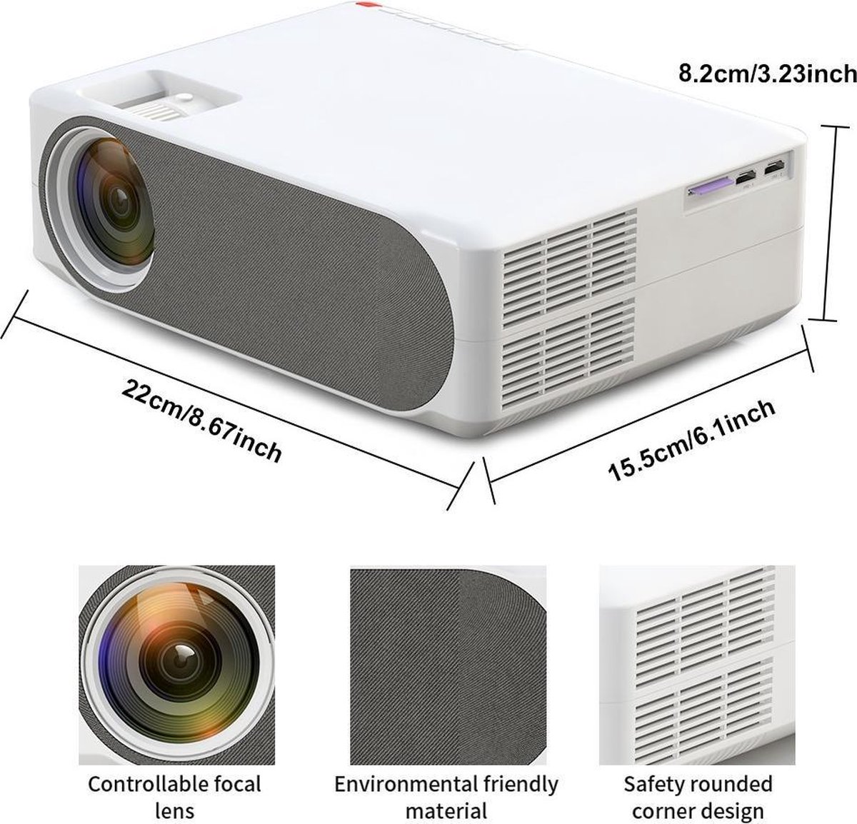 Belesy M19 Full HD 4K Beamer
