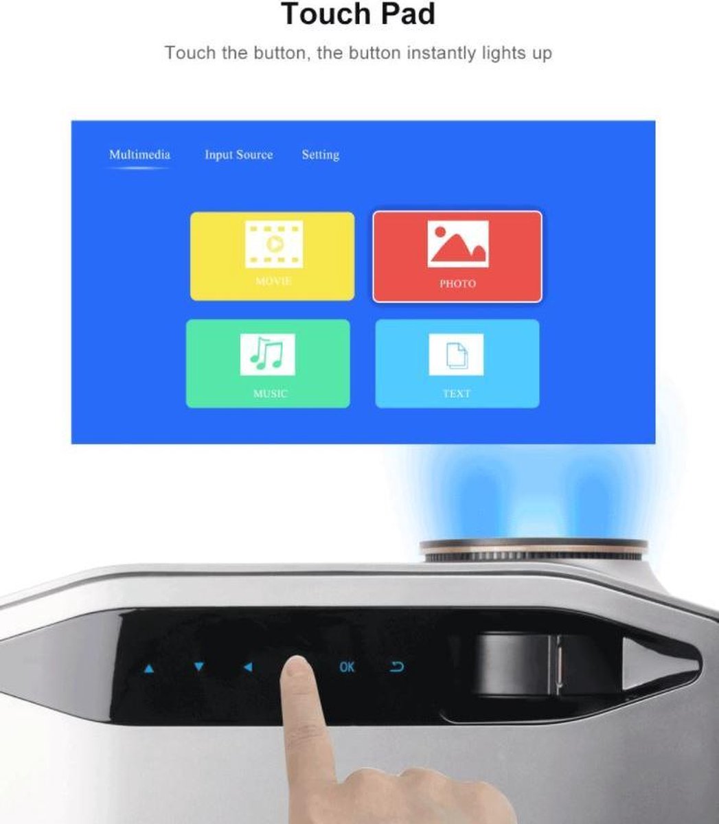 Belesy M30 4K Full HD Beamer Projector