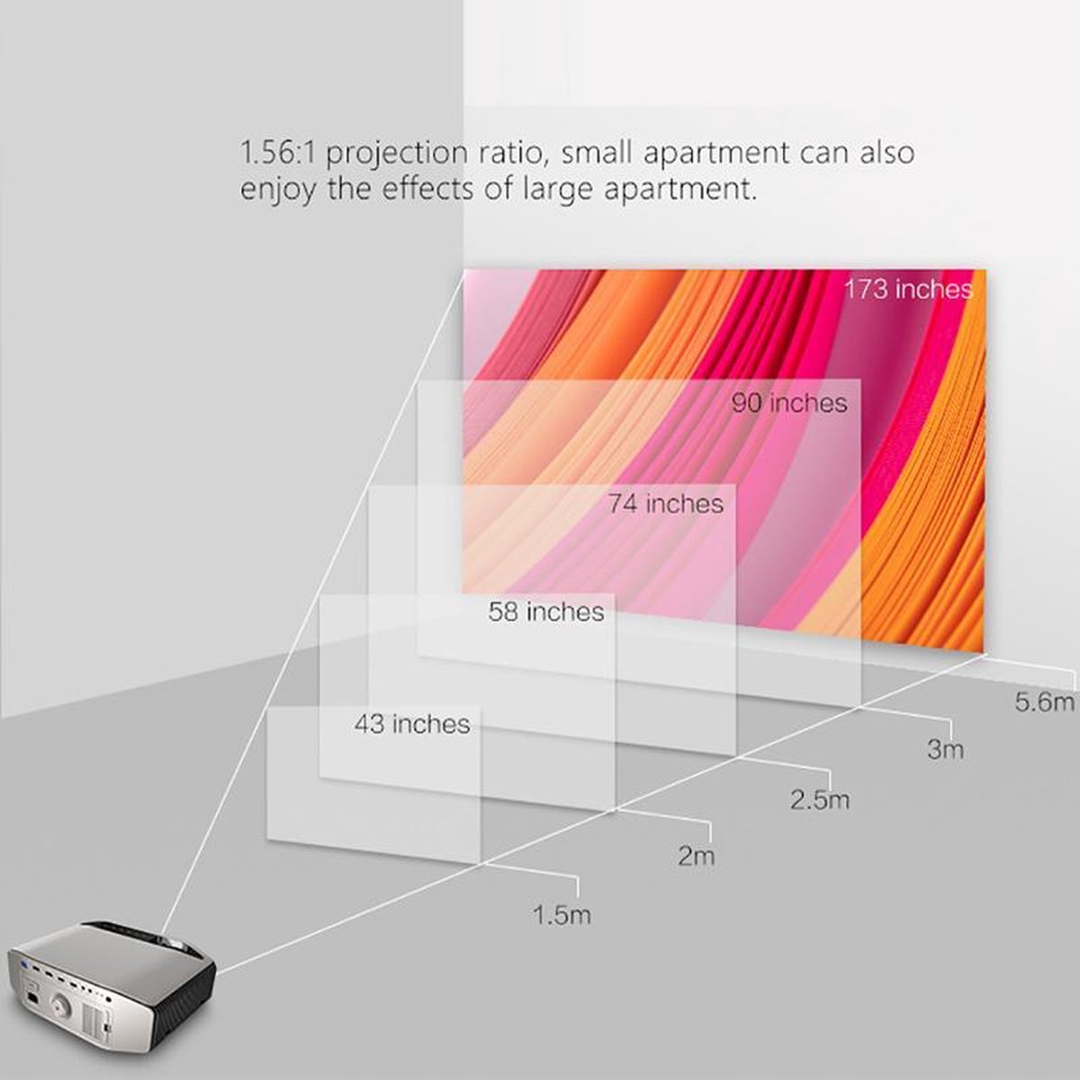 Belesy M30 4K Full HD Beamer Projector